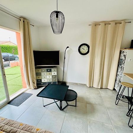 Studio Avec Exterieur Ombrage Saint-Marcel-lès-Valence Kültér fotó