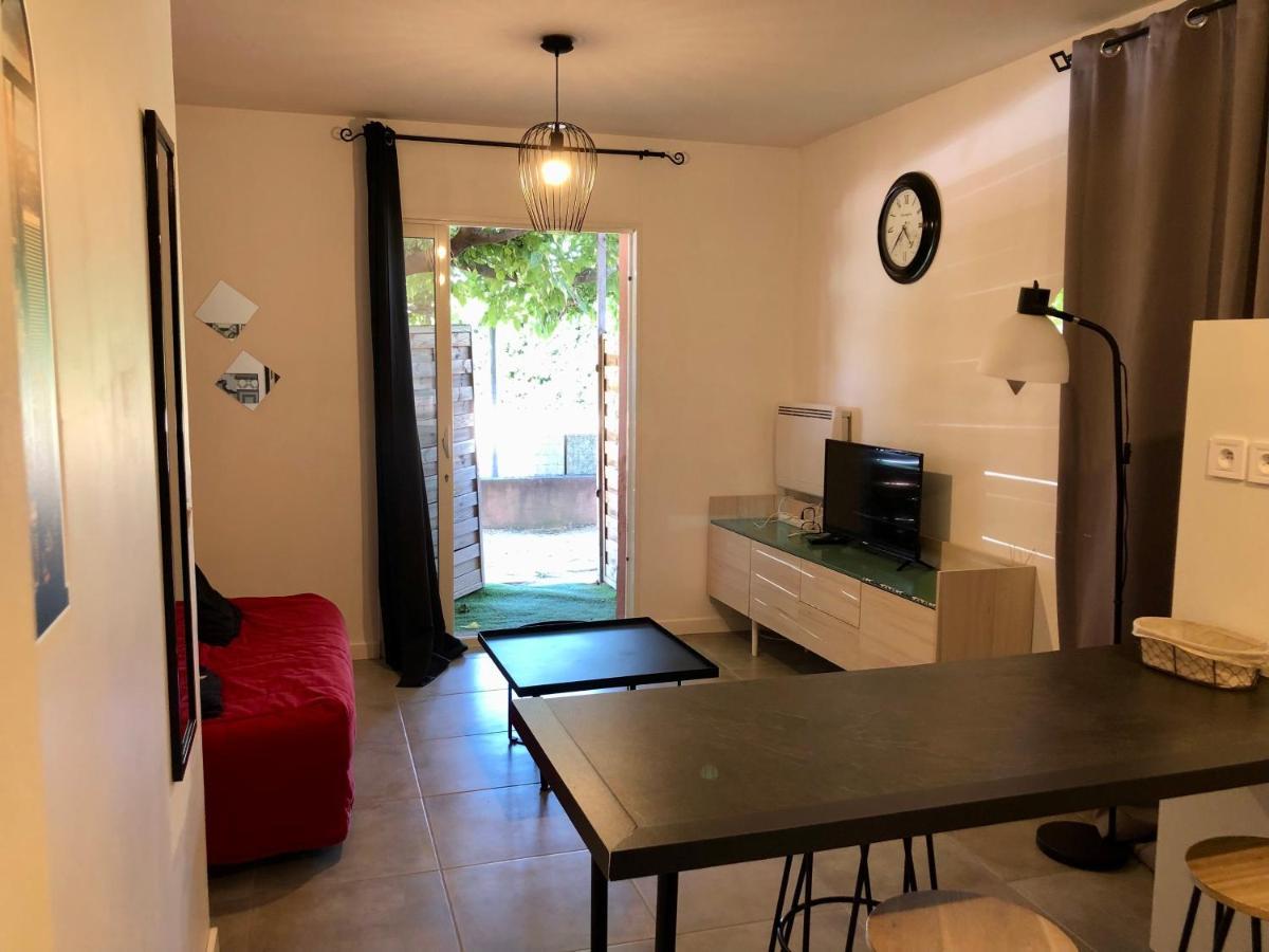 Studio Avec Exterieur Ombrage Saint-Marcel-lès-Valence Kültér fotó